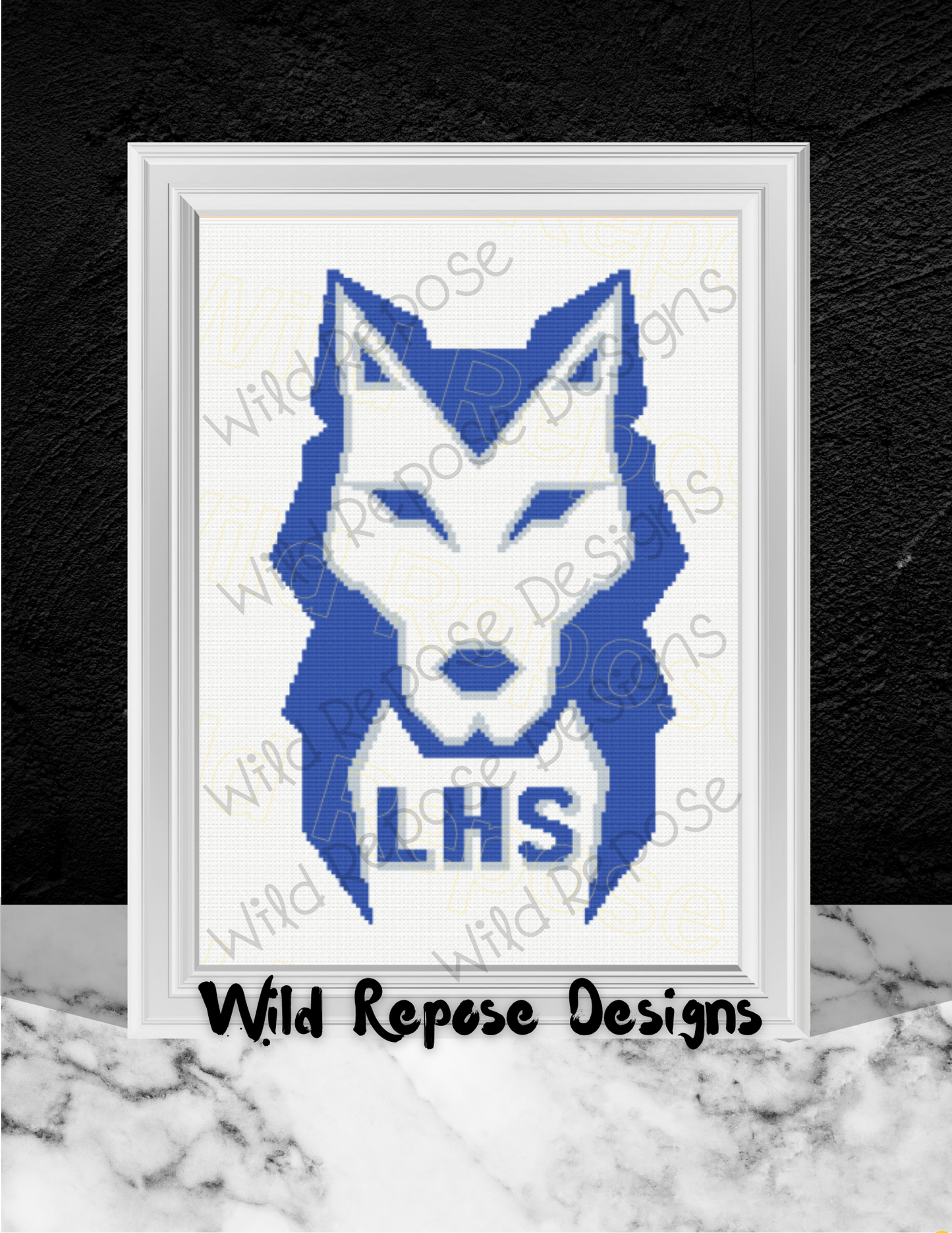 Lakeview Huskies Crochet Pattern 150x180