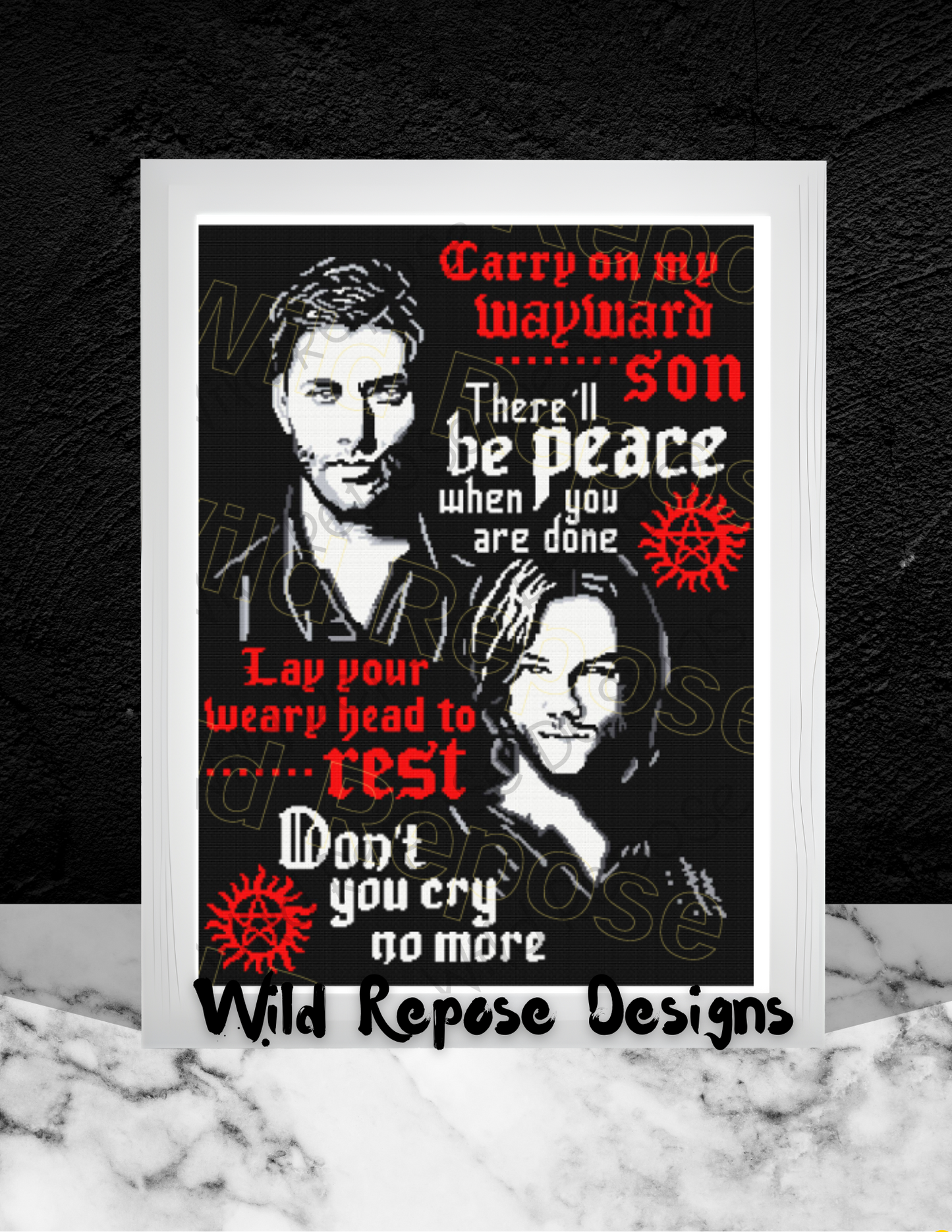 Supernatural Crochet Pattern 240X328