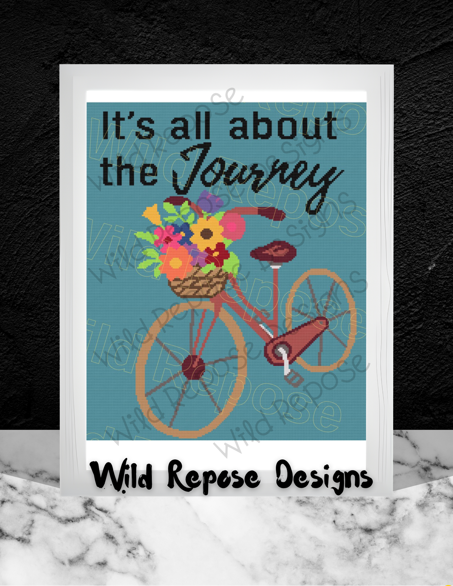 Journey Bike Crochet Pattern 190 x 220
