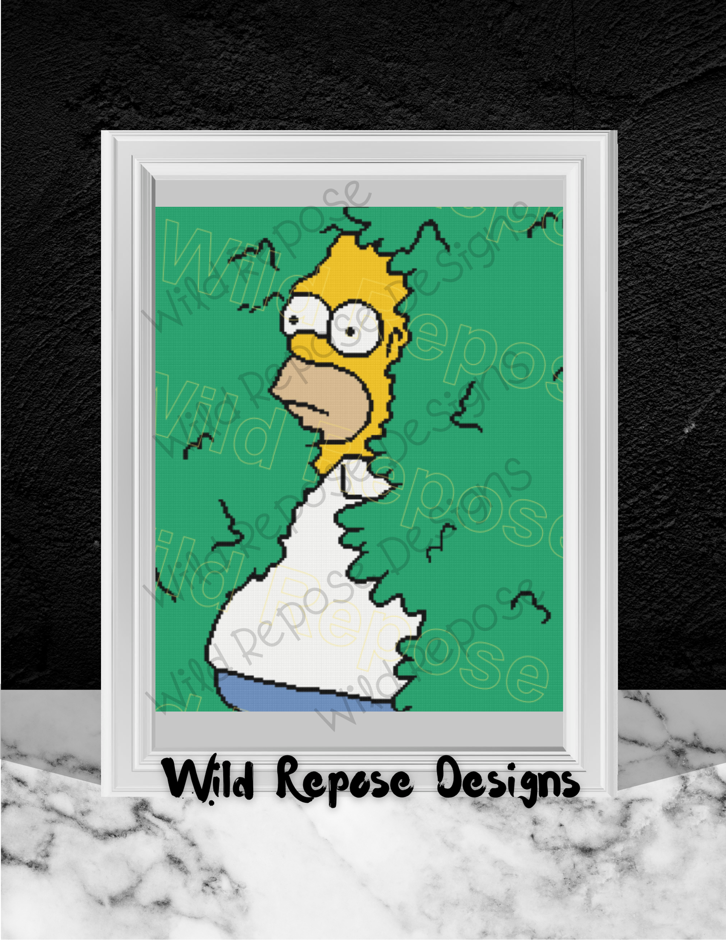 Simpson Bush Crochet Pattern 200 x 220
