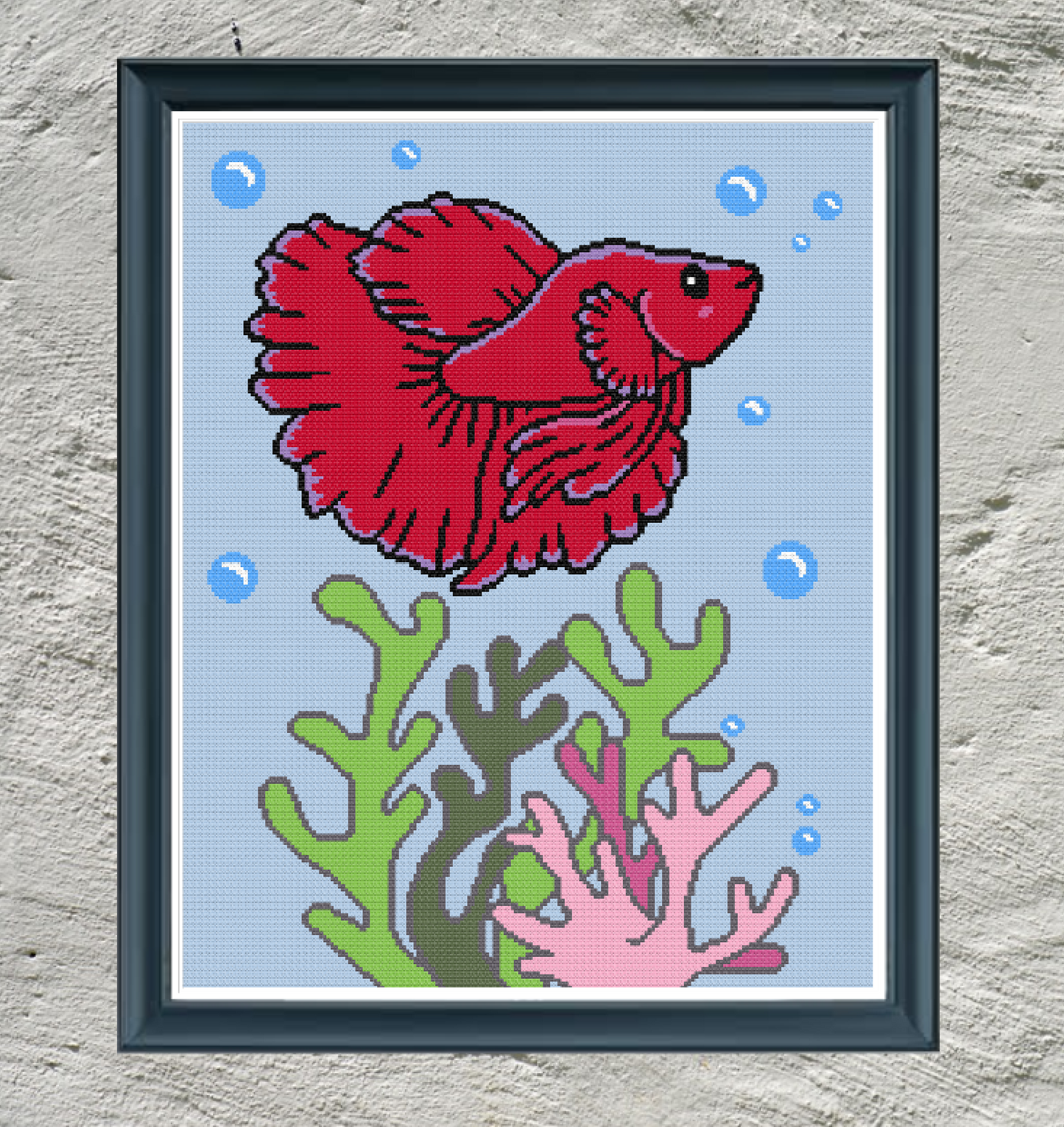 Betta Fish Crochet Pattern 192x240