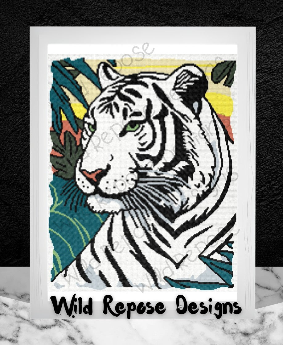 White Tiger Crochet Pattern 192x240