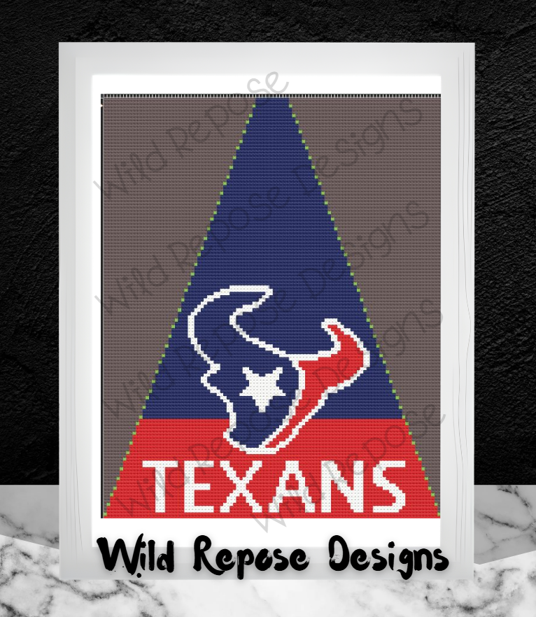Houston Texans NFL Tree Skirt Panel 104 x 130