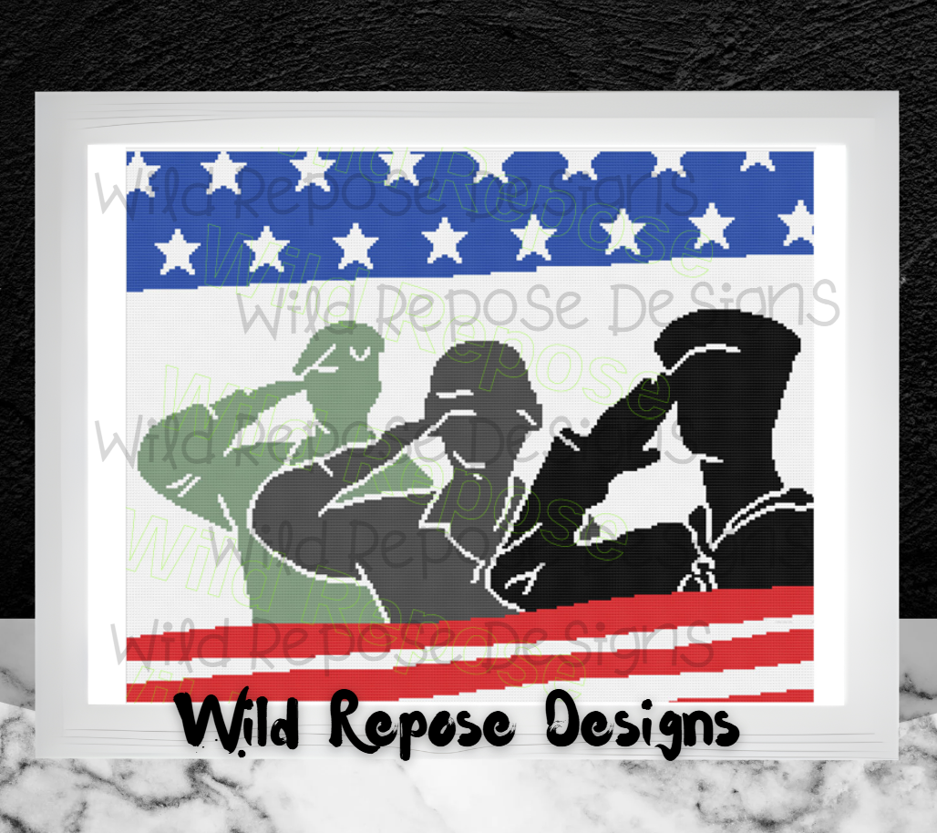 Soldier's Salute Crochet Pattern 240x192