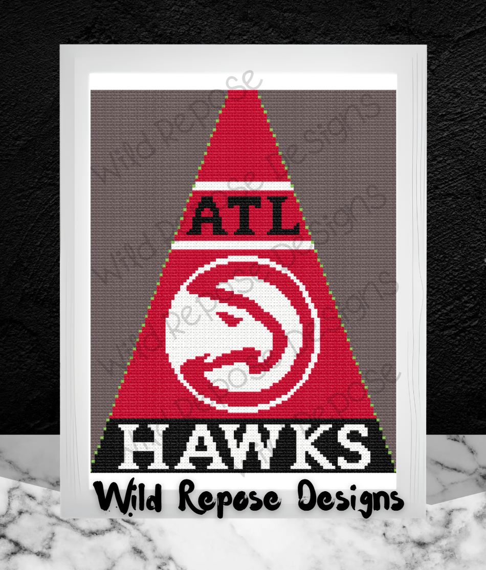 Atlanta Hawks NBA Tree Skirt Panel 104 x 130