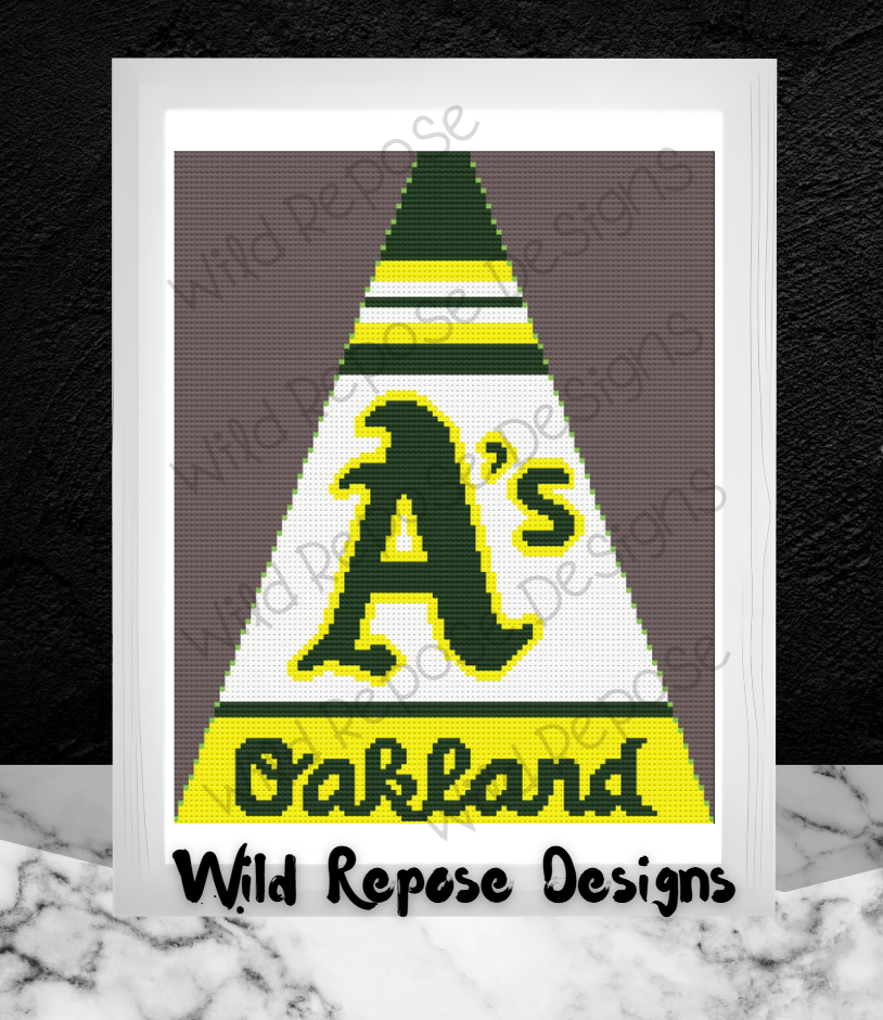 Oakland A's MLB Tree Skirt Panel 104 x 130