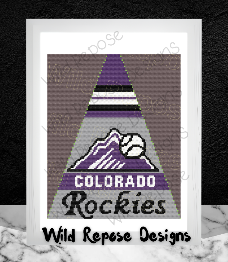Colorado Rockies MLB Tree Skirt Panel 104 x 130