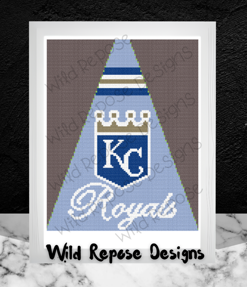 KC Royals MLB Tree Skirt Panel 104 x 130