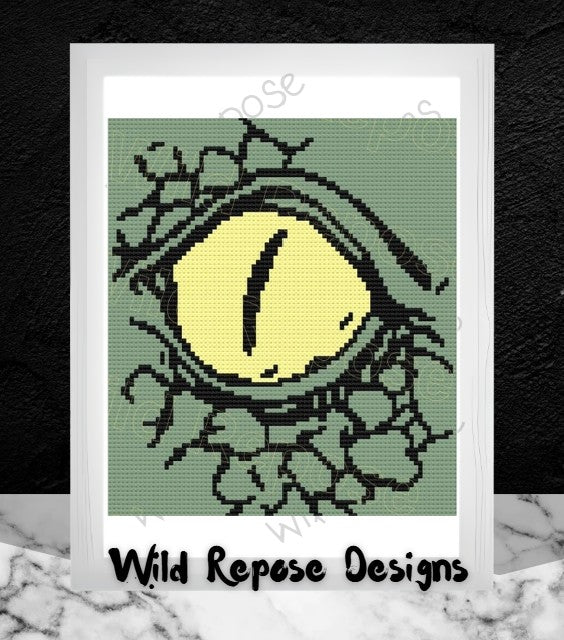 Snake Eye Crochet Pattern C2C 80 X 95