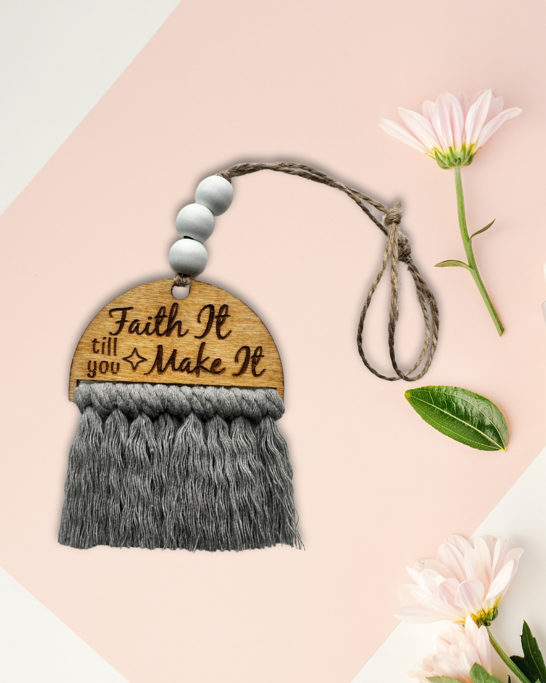 Faith It! Car Charm