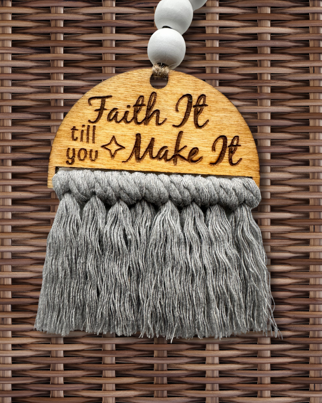 Faith It! Car Charm