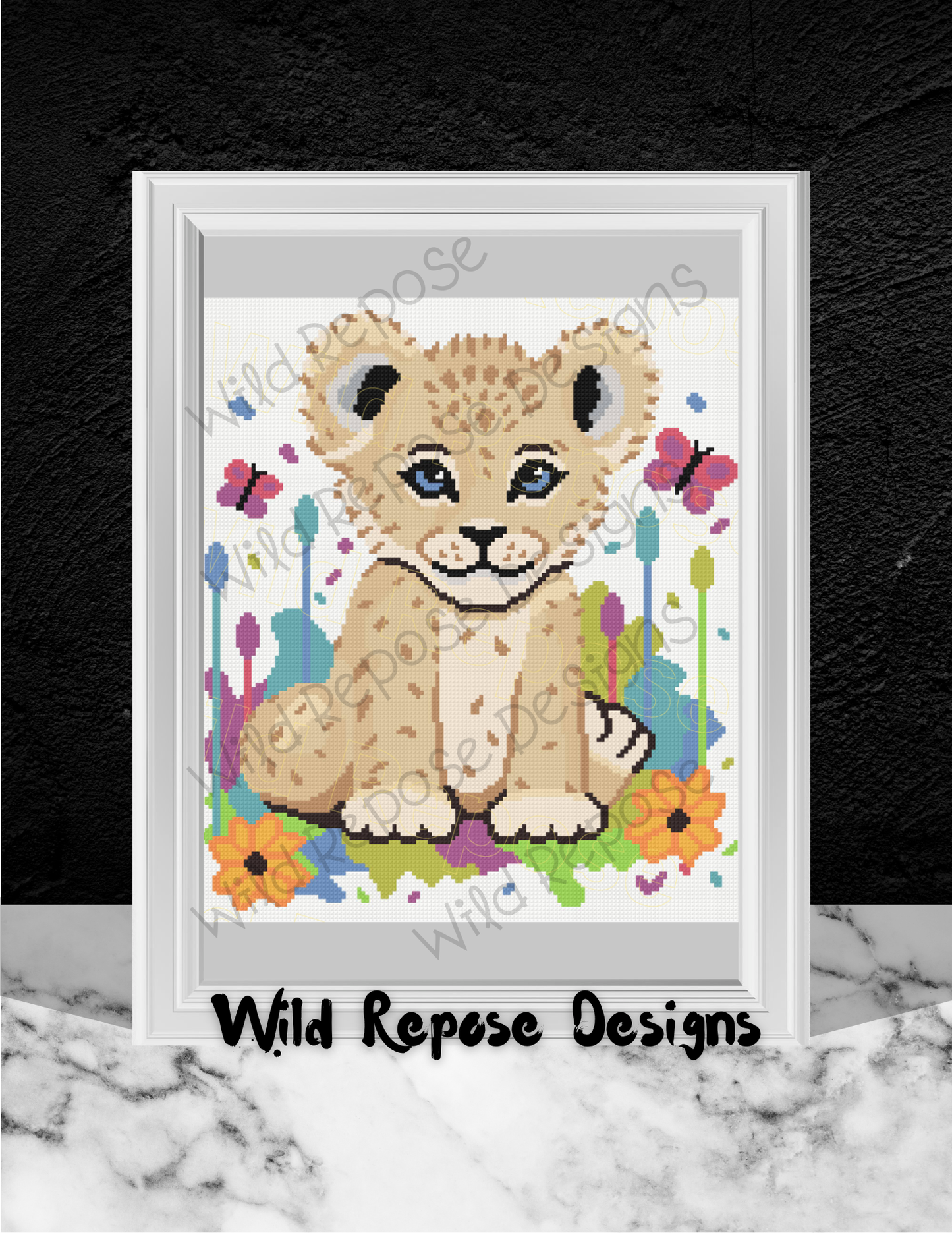 Cub in Colors Crochet Pattern 140 x 160