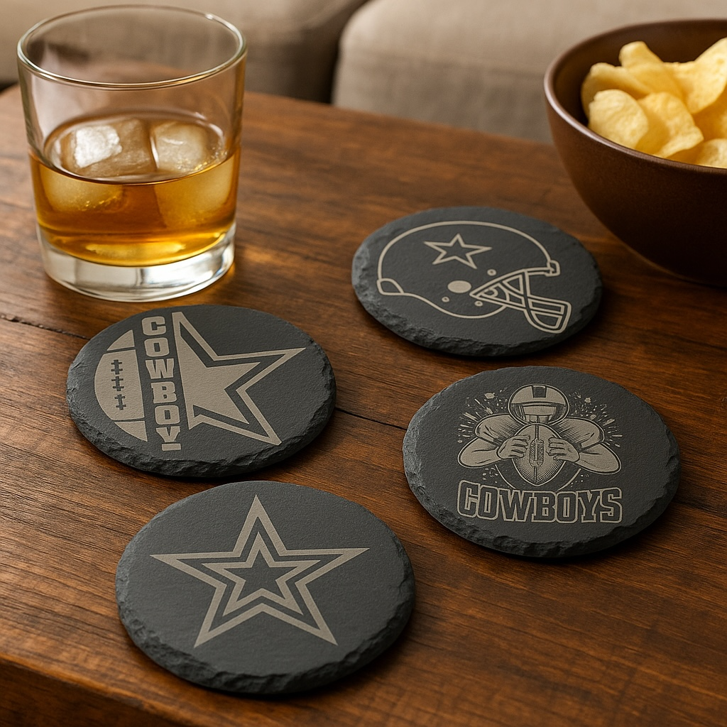 Dallas Cowboys Slate Coaster 4-Piece set