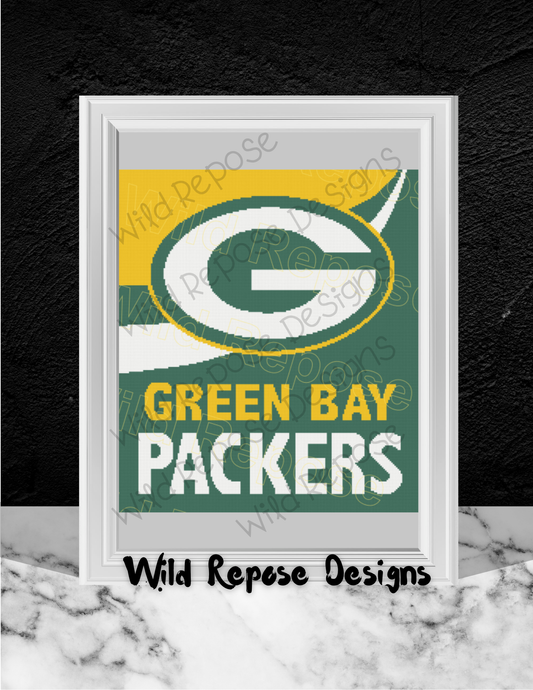 Green Bay Packers Crochet Pattern 200 x 220