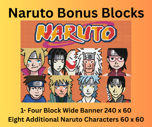 NARUTO BONUS BUNDLE - SC Blocks 60x60 Banner 240x60