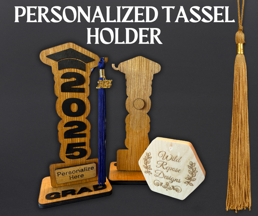 Personalized Graduation Tassel Display Stand