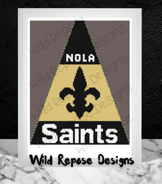 New Orleans Saints NFL Tree Skirt Panel 104 x 130