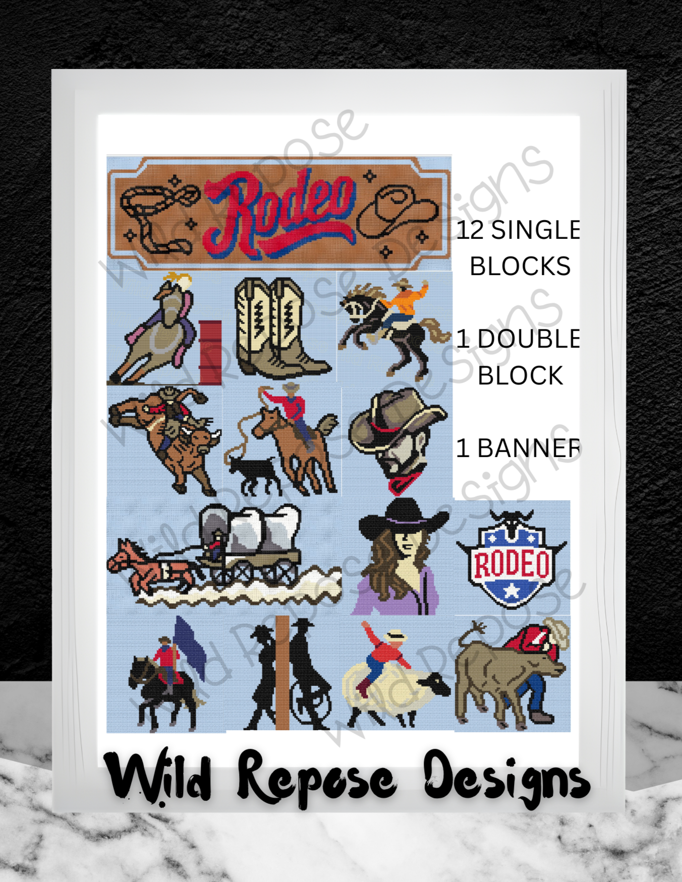 RODEO BUNDLE - SC Blocks 70x70 Banner 210x70