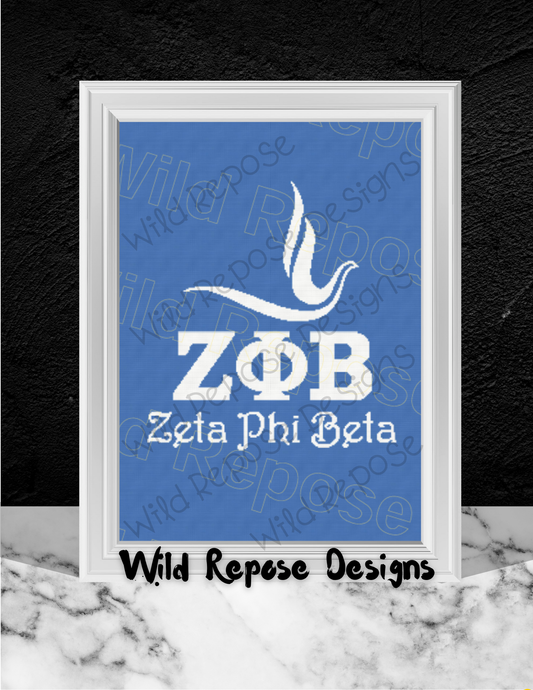 Zeta Phi Beta Crochet Pattern 250 x 340