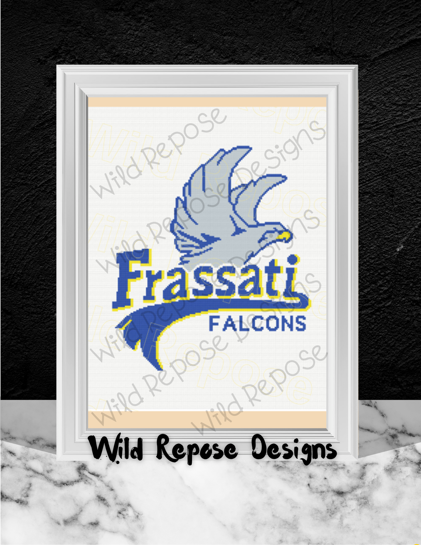 Frassati Falcons Crochet Pattern 210x215