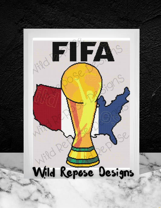 FIFA USA Crochet Pattern 190 x 235