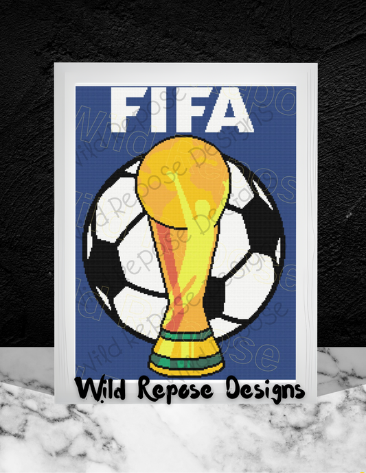FIFA Soccer Crochet Pattern 190 x 235