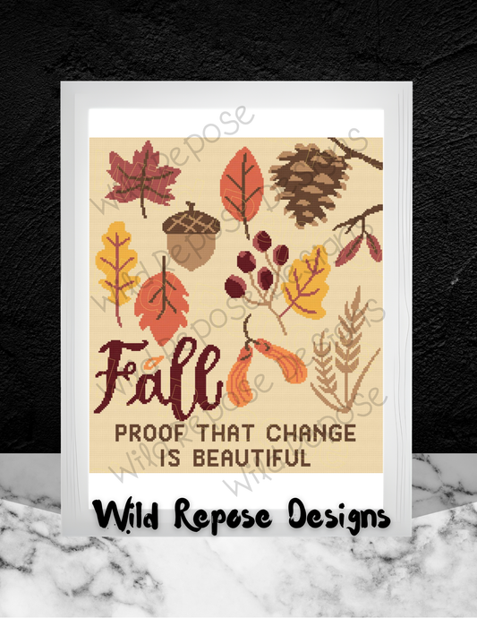 Fall Changes Crochet Pattern 190 x 220
