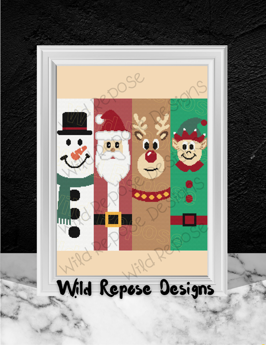 Christmas Characters Crochet Pattern 200 x 200