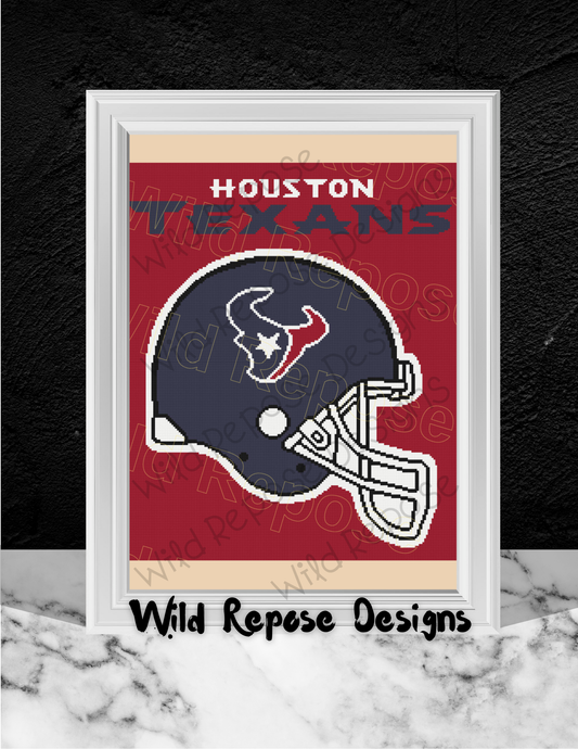 Houston Texans Helmet Crochet Pattern 190 x 220