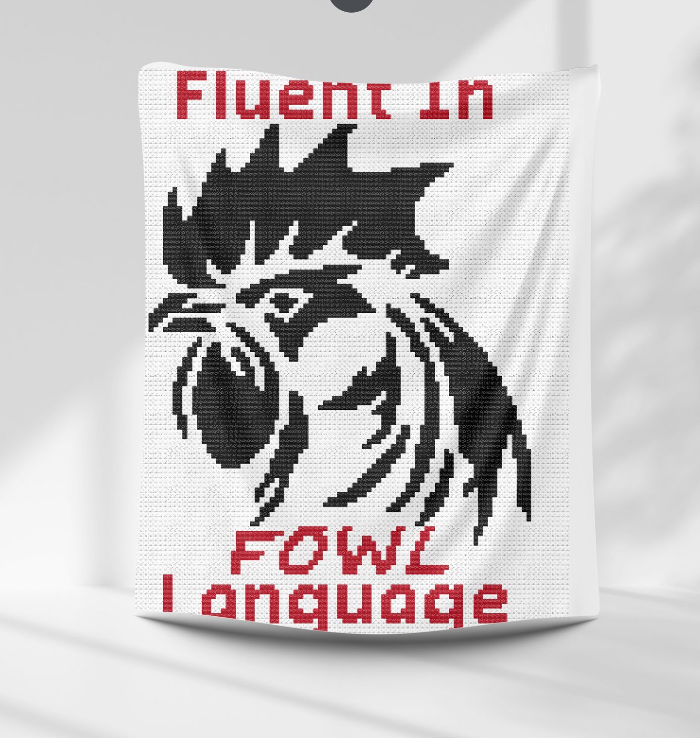 Fowl Language Crochet Pattern C2C 96 x 120