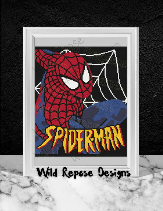 Spider-Man Crochet Pattern 170 x 190