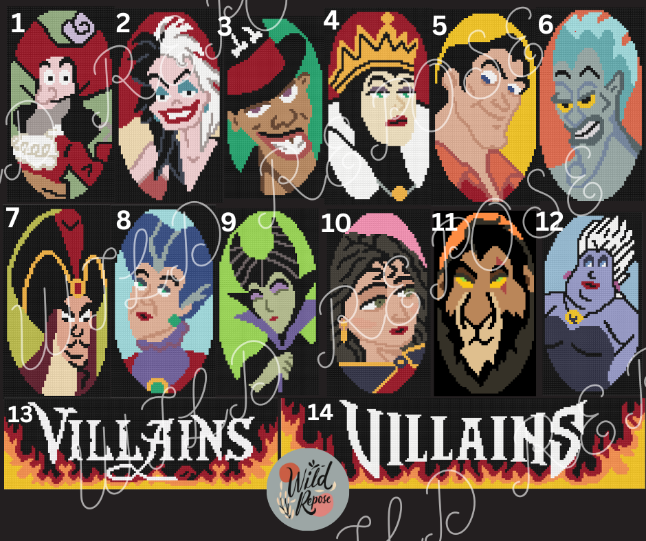 VILLAIN BIG BUNDLE - SC Blocks & Banners