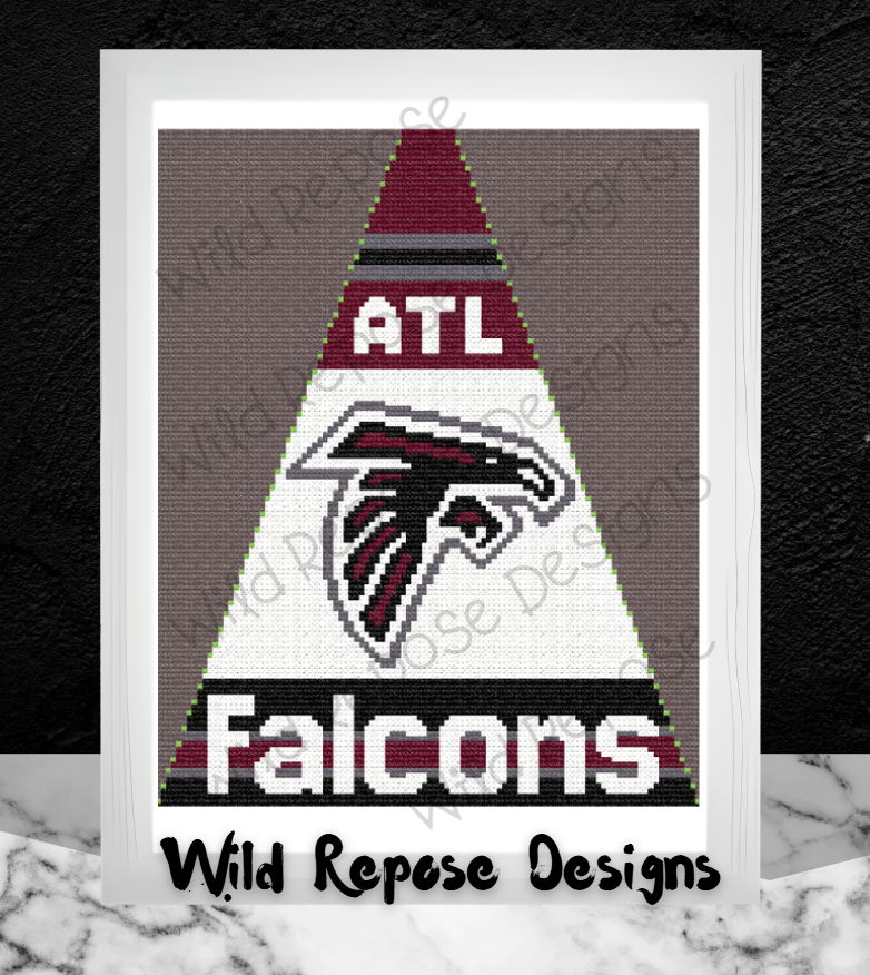 Atlanta Falcons NFL Tree Skirt Panel 104 x 130