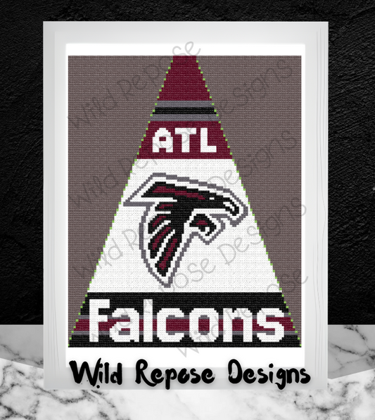 Atlanta Falcons NFL Tree Skirt Panel 104 x 130