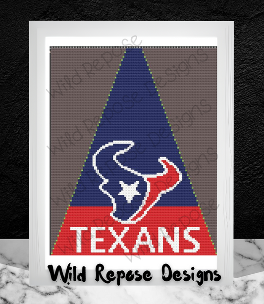 Houston Texans NFL Tree Skirt Panel 104 x 130