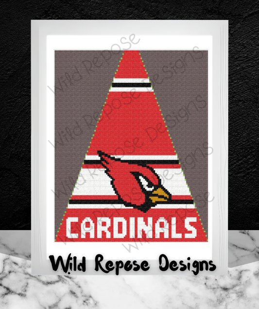 Arizona Cardinals NFL Tree Skirt Panel 104 x 130