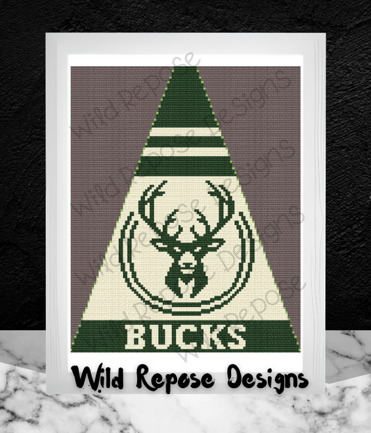 Milwaukee Bucks NBA Tree Skirt Panel 104 x 130