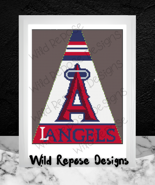 LA Angels MLB Tree Skirt Panel 104 x 130