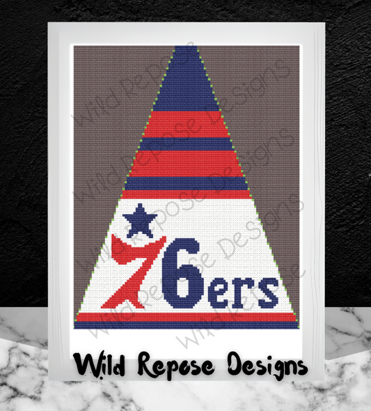 Philadelphia 76ers NBA Tree Skirt Panel 104 x 130